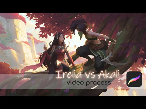 irelia akali - video process