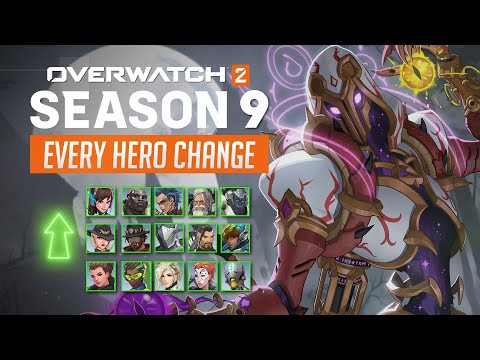 Overwatch 2 - EVERY HERO CHANGE for Season 9