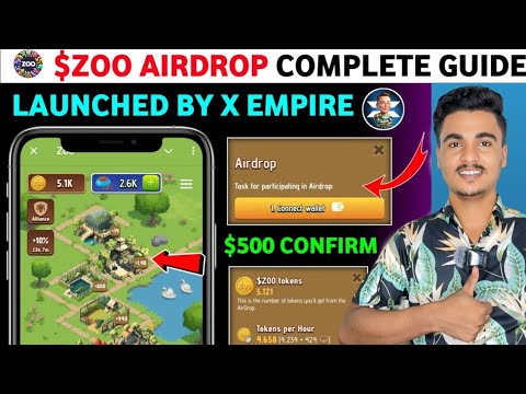 Zoo airdrop complete guide | X Empire launched new telegram Airdrop | Zoo telegram bot