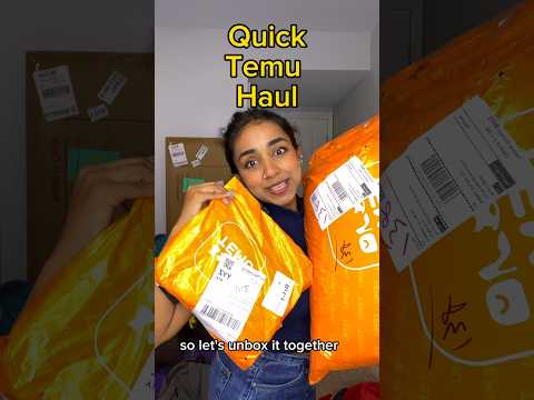 Lets unbox PR package / gift from temu🧡🫶🏻 #temu #temuhaul #haul #haulvideo #temufinds