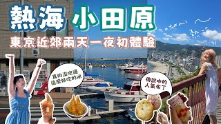 熱海小田原兩天一夜｜東京郊區初體驗、從來沒吃過那麼好吃的冰！繞圈圈長命百歲的神社、傳說中的人氣布丁值不值得去、隱藏版的漫步景點、沒有花火節的熱海是什麼樣子、超乾淨的陽光海灘