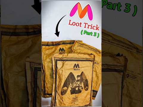 (Part 3) Myntra loot trick || myntra haul unboxing || myntra cheapest product #trending #shortsvideo