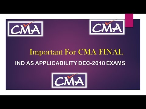 Important Announcement For CMA Final