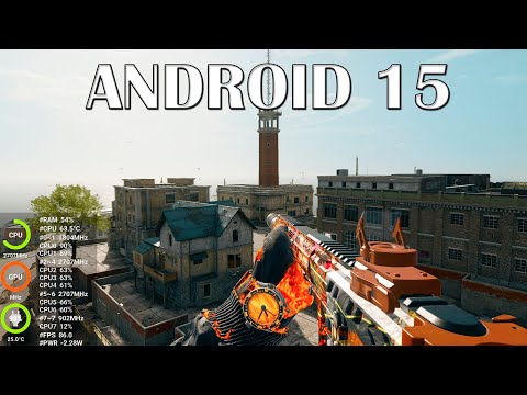 ANDROID 15 WARZONE MOBILE FPS TEST GAMEPLAY