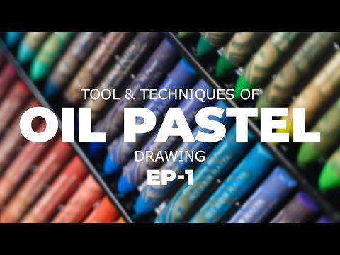 How to Start with Oil Pastel | 100 Day Drawing Challenge - Day 31| Art Supplies for Oil Pastel