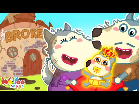 Royal Baby Adopted by the Poor Family | Family Songs| Kids Songs & Nursery Rhymes @WolfooFamilySongs