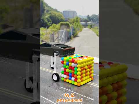 car save ball and car Crash ball funny video