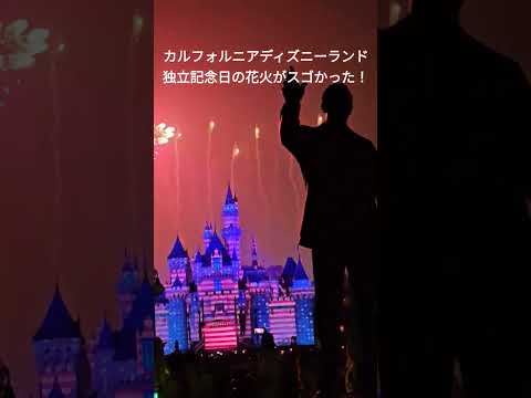 カルフォルニアディズニーランド、独立記念日の花火がスゴかった件！ #アメリカ生活 #ディズニーランド #ロサンゼルス