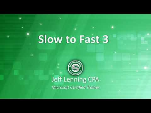 Slow to Fast 3