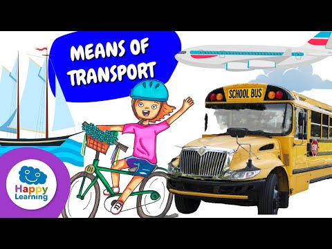 Means of transport: Sustainable Mobility for Kids 🚴‍♂️🌍 | Happy Learning