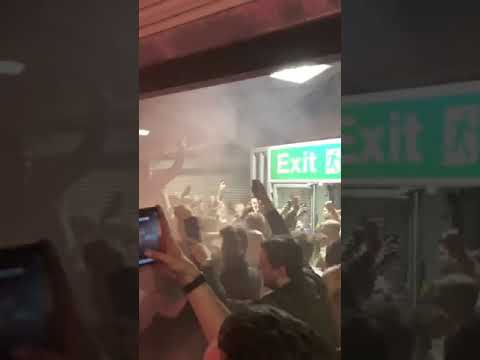 *PYROS* “Viva Ronaldo” - Man United Fans In A Concourse