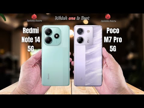 Redmi Note 14 5G vs Poco M7 Pro 5G  Full comparison ⚡Which one is Best