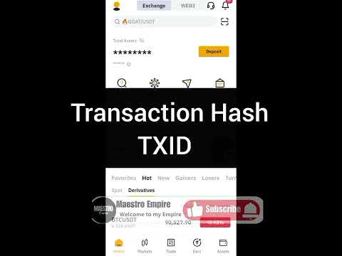 How to find your Transaction Hash/TXID in Bybit.