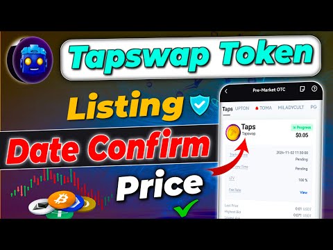 Tapswap listing date | Tapswap token price | Tapswap listing on Bitget | Tapswap withdrawal