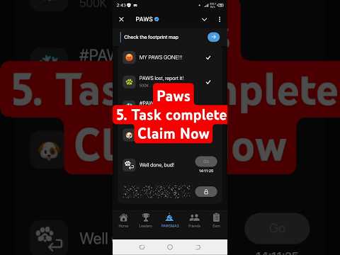 Paws stolen christmas task| paws mystery quest today | paws mystery quest | paws airdrop new task