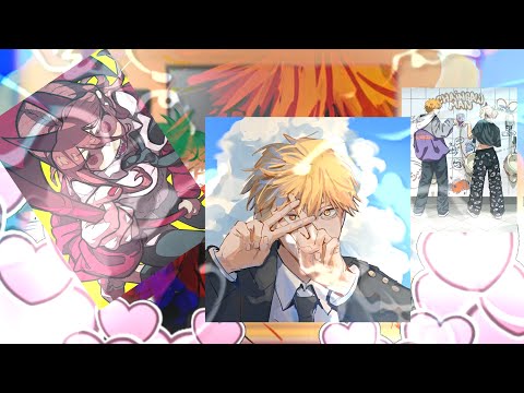 jjk react to power & denji as nobara & yuji/ jjk x csm/ watch pt 1 first