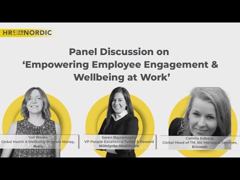 Panel Discussion on 'Empowering Employee Engagement & Wellbeing at Work' I 5th HRcoreNORDIC 2022