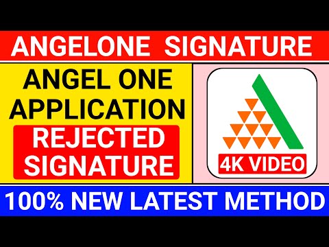 angel one application rejected signature | angle one demate account