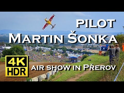 Pilot Martin Šonka air show in Přerov - winner of the Red Bull Air Race 👀 video 4K HDR Dolby Atmos 💖