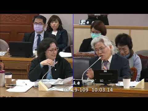 『火大女神』賴香伶司法法制人事總處勞動人員聘雇結構質詢(1090319)