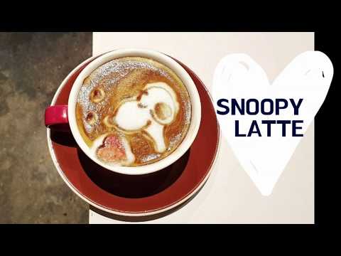 Snoopy latte art  #3dlatte by rtm cafe