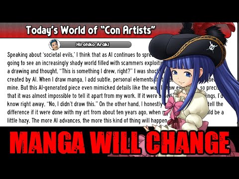 Hirohiko Araki Says The Manga Industry is in Danger