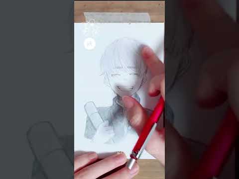 【TikTok】卒業のお祝いに描きました #shorts