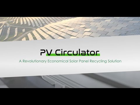 TSGC Technologies Inc.-PV Circulator: Total Solar PV Panel Recycling Solution