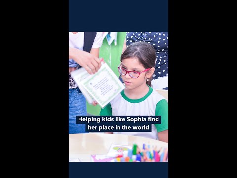 Helping kids like Sophia find her place in the world