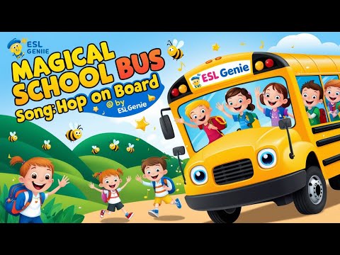 🚌🎶 School Bus Song: Hop on Board, Find a Seat 🚌#singandlearn #schoolbus #kidssongs #kids #singalong