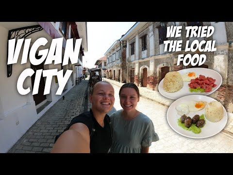 A Day in Vigan and Eating Local Food 🇵🇭