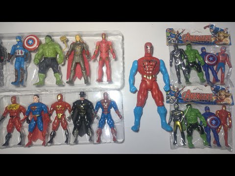 AVENGERS TOYS/action figures/unboxing/cheap price/Spiderman,ironman,hulk,thor,Marvel Toys Unboxing