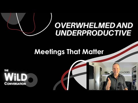 Meetings That Matter | Overwhelmed and Underproductive | The WiLD Conversation