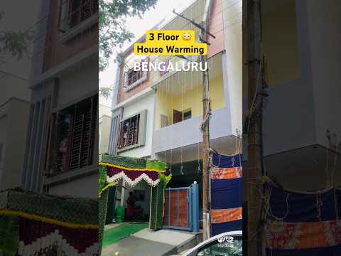 😳Have you seen the house warming of a 3 Floor Home in Bengaluru? #hometour #bangalore