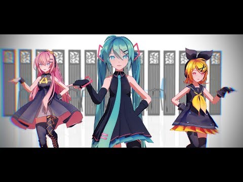 【MMD】 ギミアブレスタッナウ 【Sour式初音ミク & Sour式鏡音リン & Sour式巡音ルカ】