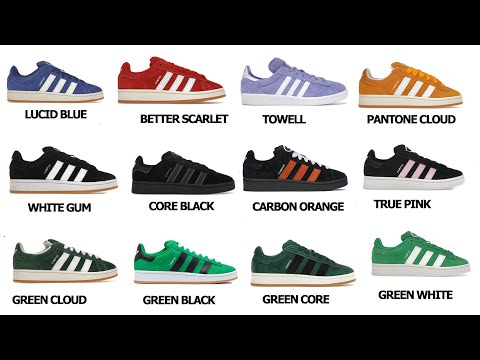 EVERY PAIR OF ADIDAS CAMPUS WITH NAMES