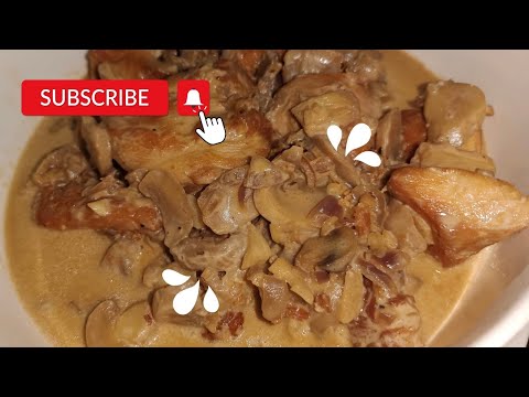 creamy mushroom chicken | MC Channel