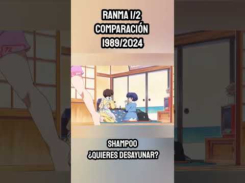 ¿Quieres DESAYUNAR? - COMPARACIÓN Ranma 1/2 Serie CLÁSICA 1989 VS Remake  2024