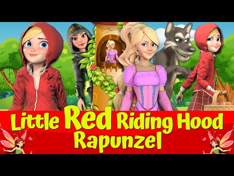 🔴 Little Red Riding Hood and The Big Bad Wolf 🔴🐺| Rapunzel & The Witch 👸🏼 | Animated Fairytales 🌟