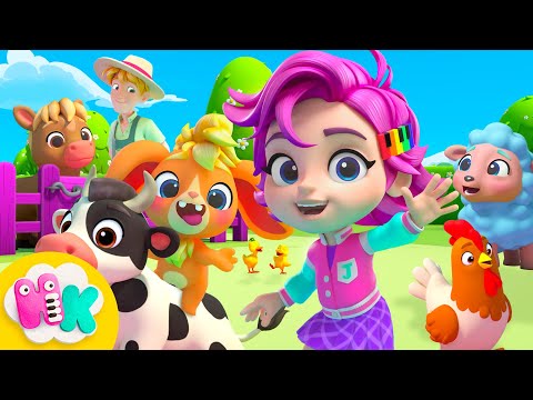 En la granja de mi tío 🐮 | Canciones de animales para Niños | HeyKids - Canciones infantiles