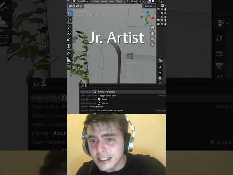 Jr vs Sr Artist: dynamic context menu #blendertutorial #blender #blendercommunity #blender3d #b3d