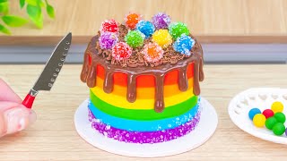 Rainbow Chocolate Cake Decorating 🌈Best Of Rainbow Cake Decorating | 1000+ Mini Cake Making