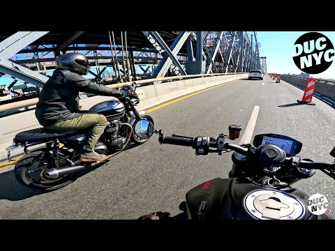 Wall Street to Triumph BK - Manhattan to Brooklyn Ride with RUSS RUSS (Argentina ❤️)