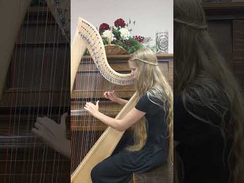 Eowyn's Theme  #shorts #harp #lordoftherings