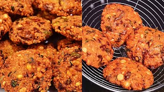 Crispy Masala Vada/ Masala Vadai/ Tea Time Snacks/ Paruppu Vadai