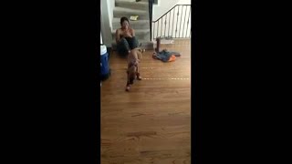 Puppy has hilarious reaction to paw protection shoes