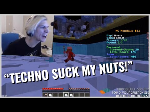 XQC Beats Technoblade THEN Rages Minecraft Monday Week 11 Highlights