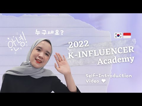 [ENG] Self Introduction for 2022 K-Influencer Academy #KInfluencer #KInfluencerAcademy