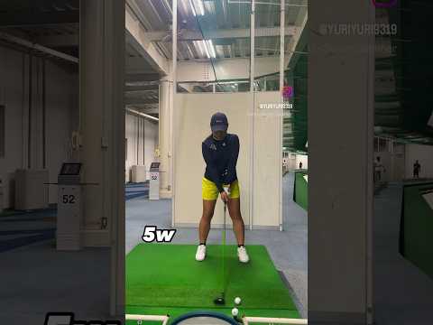 5W🏌️‍♀️正面スイング動画#宝塚女子ゴルフ部 #お悩み解決 #ラウンドレッスン #golfswing #golf #ゴルフ#lpga #切り抜き#short #shorts