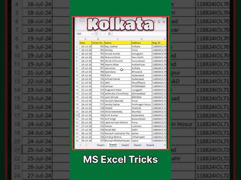 Excel Data Filter In AI | New Tricks Excel Data Filtering | #shorts #short #exceltips #exceltech